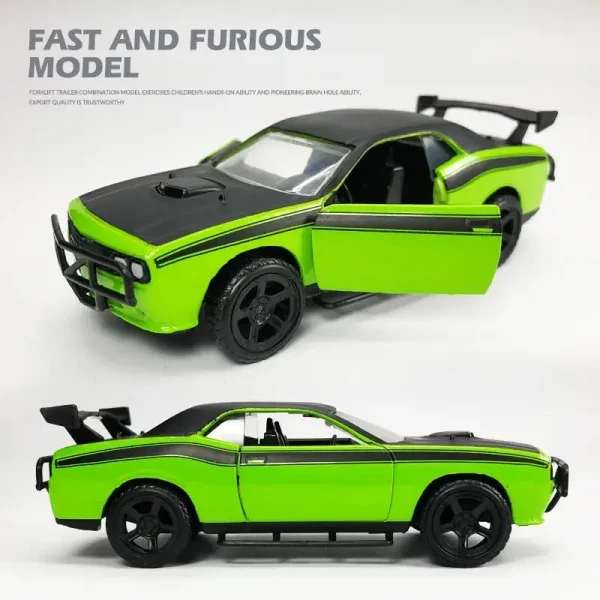 1:32 Charger Nissan GTR Mitsubishi EVO Eclipse Mazda RX7 Fast and Furious Series Car Model Collection Car Toy Boy Gift - Image 6