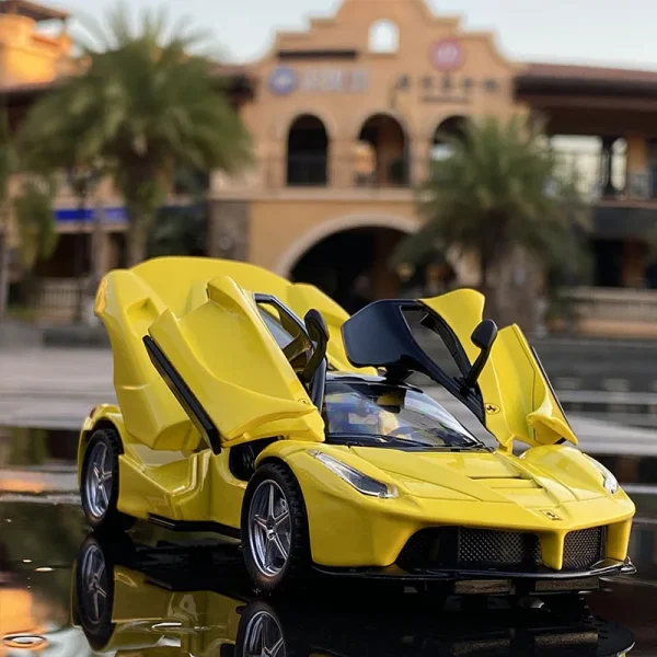 1:32 Laferrari FXXK Toy Alloy Car Diecasts & Toy Vehicles Sound and light Car Model Collection Car Toys For Children - Image 3