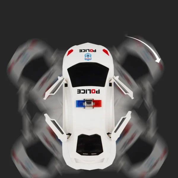 Electric dancing deformation rotating universal police car toy car boy toy child kid girl car Christmas birthday gift - Image 3