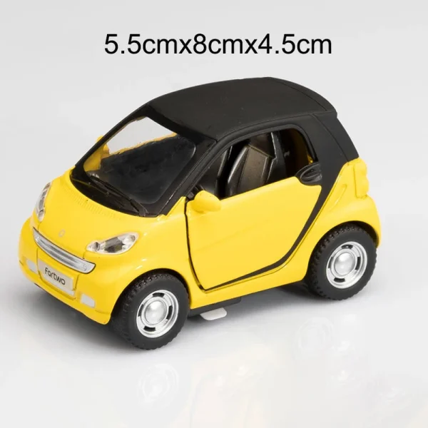 Smart Fortwo Toy Vehicles Diecast Model Cars-Toy For Children Metal Cars For Brithday Decoration - Image 4