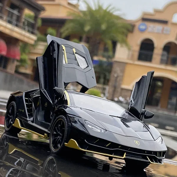 1:24 LP770-4 Centenario Alloy Sports Car Model Diecast Sound Super Racing Lifting Tail Hot Car Wheel For Children Gifts - Image 4