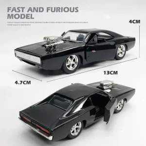 1:32 Charger Nissan GTR Mitsubishi EVO Eclipse Mazda RX7 Fast and Furious Series Car Model Collection Car Toy Boy Gift
