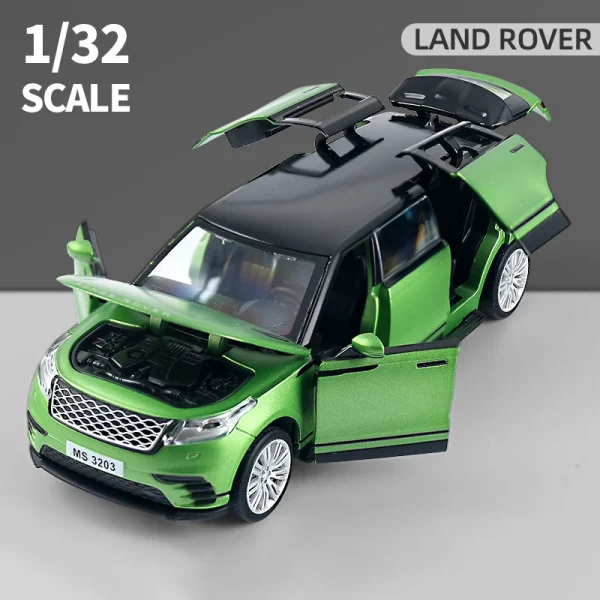 1:32 Range Rover Velar Lengthen Alloy Limousine Metal Diecast Car Model Flashing Musical Kids Toy Vehicles Gift - Image 5