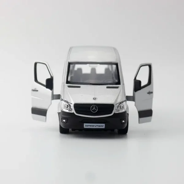 1:36 Scale MB Sprinter MPV Toy Van RMZ City Diecast Toy Car Model Educational Pull Back Doors Openable Collection Gift For Kid - Image 2
