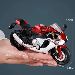 1/12 Alloy Yamaha YZF-R1 YZFR1 Motorcycle Model Toy Vehicle Collection Autobike Shork-Absorber Off Road Autocycle Toys Car