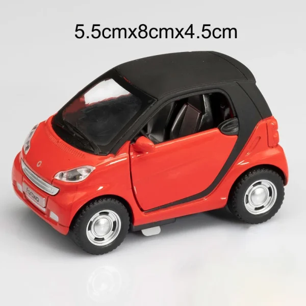 Smart Fortwo Toy Vehicles Diecast Model Cars-Toy For Children Metal Cars For Brithday Decoration - Image 3