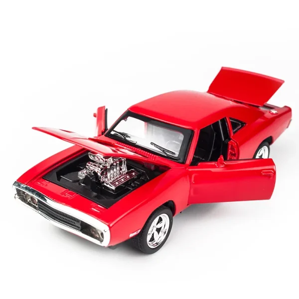 1:32 Dodge Charger 1970 Challenger Alloy Car Models Kids Toys for Children Classic Muscle Car Collection Car Model - Image 5