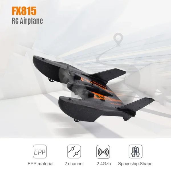 FX815 Two Channels Speed Boat 2.4GHz RC Remote Control High Speed Boat RC Racing Speedboat Toy Gift for Child Air-815 RC Plane - Image 4