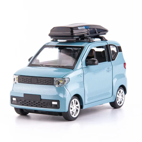 1:24 Toy Car WuLing MINI EV Diecast Alloy Metal Car Model for Model Pull Back Car Toy Vehicles Miniature Scale Birthday gift - Image 5