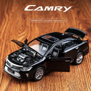 1:32 Children Metal Toys Pull Back Wheels Flashing Machinery For Kids Diecast Model Car Birthday Christmas Gifts