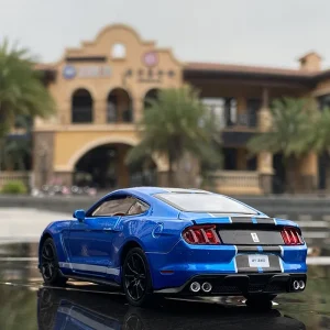 1:32 High Simulation Supercar Ford Mustang Shelby GT350 Car Model Alloy Pull Back Kid Toy Car 4 Open Door Children’s Gifts GT500