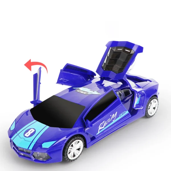 Electric dancing deformation rotating universal police car toy car boy toy child kid girl car Christmas birthday gift - Image 4