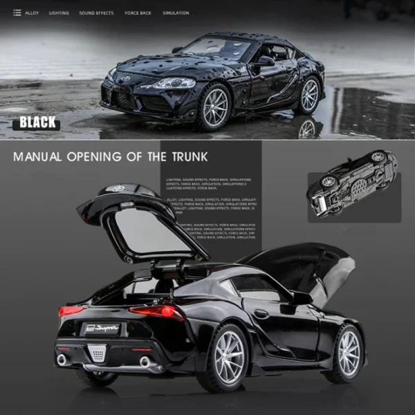 2021 New 1:32 GR Supercar Toy Alloy Car Diecasts & Toy Vehicles Car Model Miniature Scale Model Toys For Children - Image 3