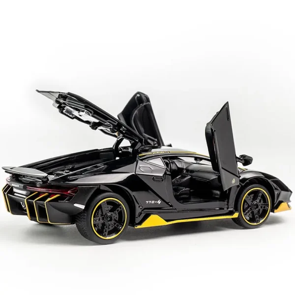 LP770 1:32 Lamborghinis Aventado SVJ63 Alloy Car Model Diecast Sound Super Racing Lifting Tail Hot Car Wheel For Children Gift - Image 4