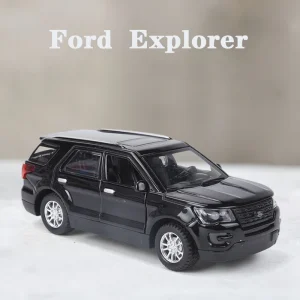 New 1:36 Ford Explorer Alloy Car Model Sound and light Diecasts & Toy Vehicles Toy Cars Kid Toys For Children Collection Gifts