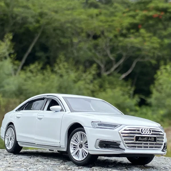 1:32 AUDI A4 A6 A7 A8 Simulation Car Model Diecast Toy Car Sounds&Lights Hobbies For Collection Children‘s Birthday Gifts - Image 5