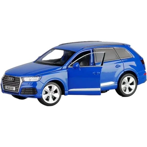 1:32 Scale Audi Q7 Sport SUV Alloy Car Model With Pull Back Sound Light Children Gift Collection Diecast Toy Model - Image 6