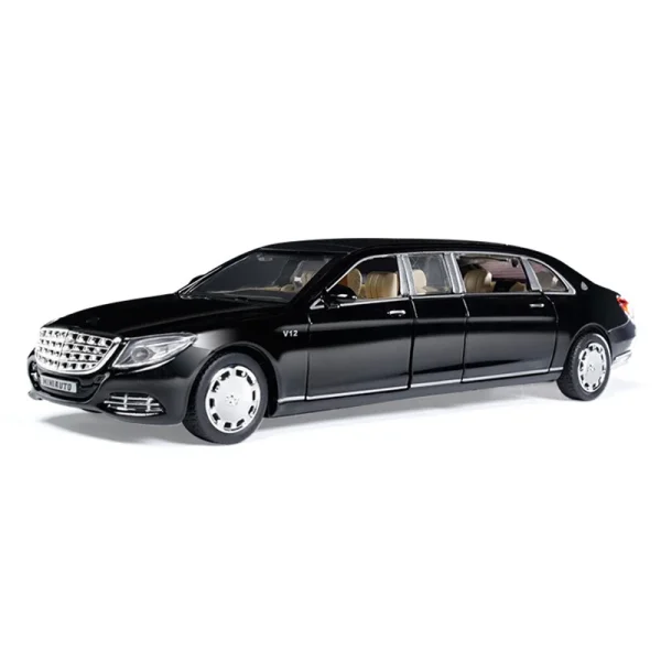 1:32 Toy Car Maybach S650 Extended edition Metal Toy Alloy Car Diecasts & Toy Vehicles Car Model light sound Toys For Children - Image 3