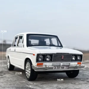 1:18 LADA 2106 Alloy Die Cast Toy Car Model Sound and Light Children’s Toy Collectibles Birthday gift