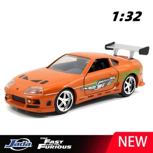 JADA 1:32 Fast & Furious Brian Supra Alloy Car Diecasts & Toy Vehicles Car Model Miniature Scale Model Car For Children