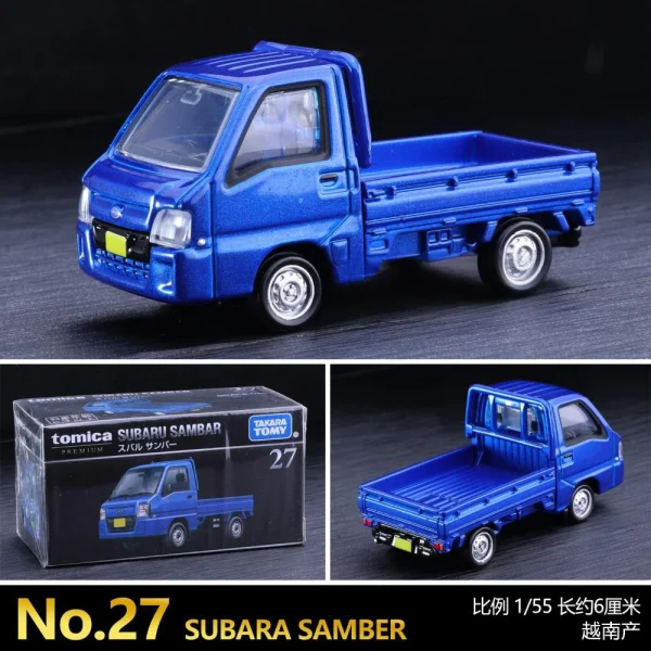 TOMY SUBARU SAMBAR 27# Truck Alloy Car Diecasts & Toy Vehicles Car Model Miniature Scale Model Car For Children - Image 3