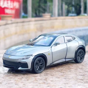 1:32 Purosangue SUV Alloy Car Model Sound and Light Pull Back Children’s Toy Collectibles Birthday gift