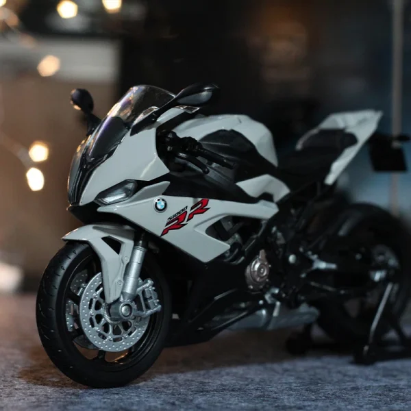WELLY 1/12 BMW S1000RR 2021 Die Cast Motorcycle Model Toy Vehicle Collection Autobike Shork-Absorber Off Road Autocycle Toys Car - Image 3