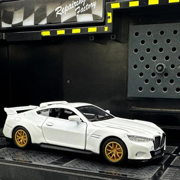 1:42 BMW CSL 3.0 1:47 BMW I7 Alloy Car Diecasts & Toy Vehicles Car Model Miniature Scale Model Car Toy For Children - Image 4