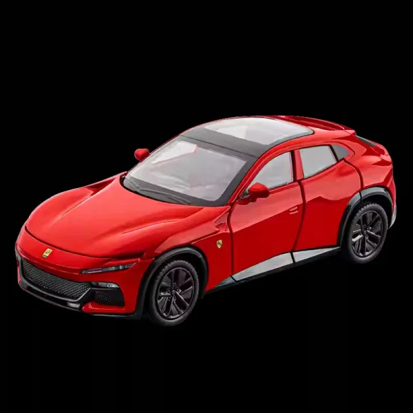 1:32 Purosangue SUV Alloy Car Model Sound and Light Pull Back Children's Toy Collectibles Birthday gift - Image 6