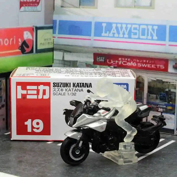 TOMY SUZUKI KATANA Motorcycle Alloy Car Diecasts & Toy Vehicles Car Model Miniature Scale Model Car For Children Out of Print - Image 2