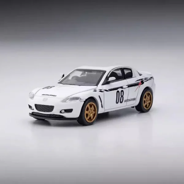 1:64 Mazda RX8 RX-8 Supercar Alloy Car Diecasts & Toy Vehicles Car Model Miniature Scale Model Car Toy For Children - Image 6