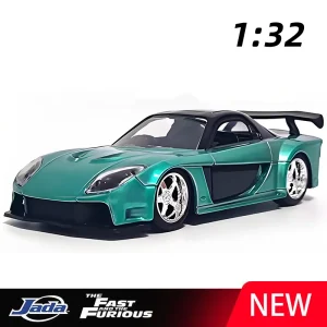 JADA 1/32 Mazda RX7 1995 Alloy Car Diecasts & Toy Vehicles Car Model Miniature Scale Model Car For Children