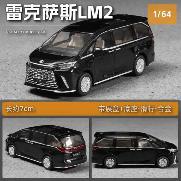 NEW 1:64 Lexus LM LM2 Alloy Car Diecasts & Toy Vehicles Car Model Miniature Scale Model Car For Children - Image 3
