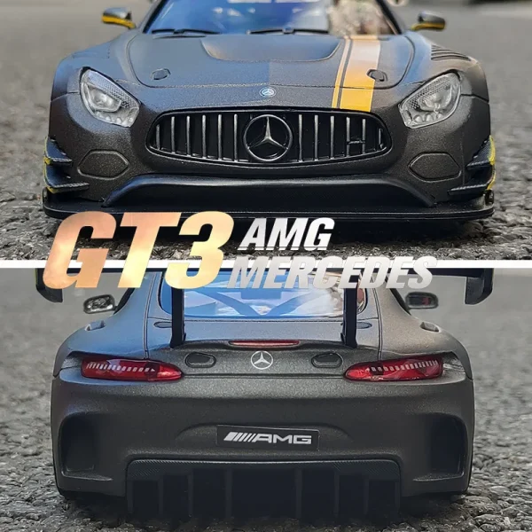 Motornax 1:24 Mercedes-Benz AMG GT3 Alloy Car Diecasts & Toy Vehicles Car Model Miniature Scale Model Car Toys For Children - Image 5