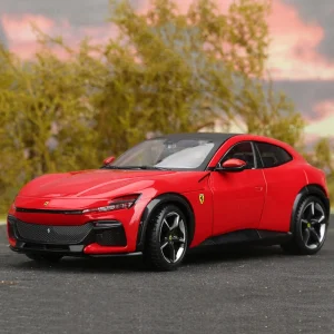 1:22 Purosangue SUV Alloy Car Diecasts & Toy Vehicles Metal Toy Car Model Sound and light Collection Kids Toy
