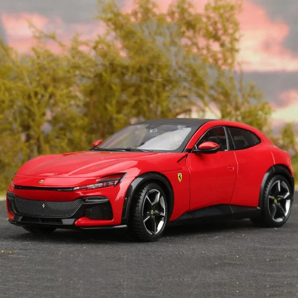 1:22 Purosangue SUV Alloy Car Diecasts & Toy Vehicles Metal Toy Car Model Sound and light Collection Kids Toy