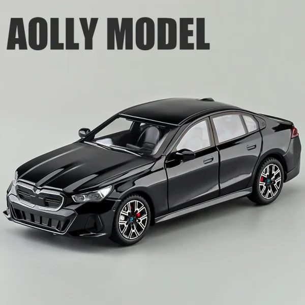 New 1:22 BMW I5 M50 Supercar Alloy Die Cast Toy Car Model Sound and Light Children's Toy Collectibles Birthday gift - Image 5