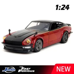 JADA 1:24 Fast & Furious Nissan DATSUN 240Z Alloy Car Diecasts & Toy Vehicles Car Model Miniature Scale Model Car For Children