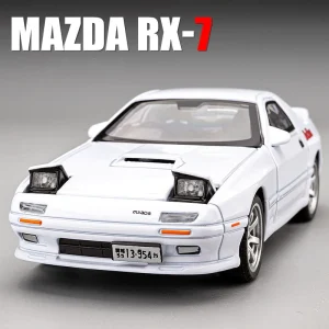 1:32 Mazda RX7 AE86 JDM Mazda MX5 Car Model Alloy Car Die Cast Toy Car Model Sound and light Children’s Toy Collectibles