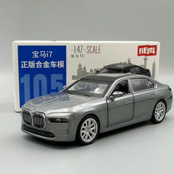 1:42 BMW CSL 3.0 1:47 BMW I7 Alloy Car Diecasts & Toy Vehicles Car Model Miniature Scale Model Car Toy For Children - Image 3