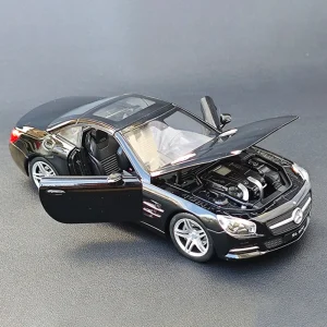 WELLY 1:24 Mercedes-Benz SL500 2012 Alloy Car Diecasts & Toy Vehicles Car Model Miniature Scale Model Car Toy For Children