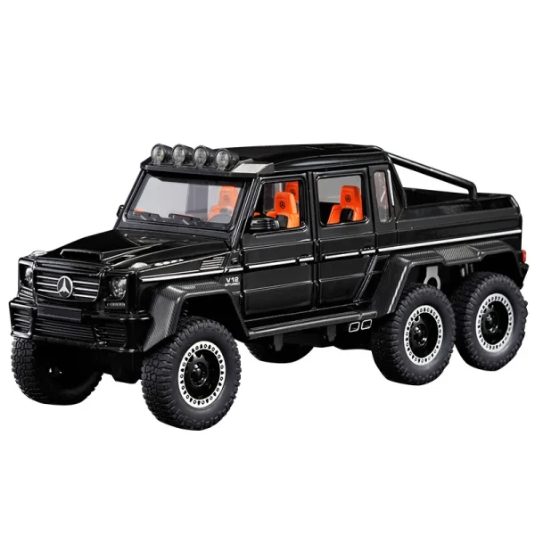1:20 G63 6X6 OFF-ROAD Alloy Cast Toy Car Model Sound and Light Children's Toy Collectibles Birthday gift - Image 4