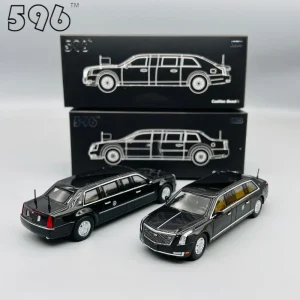 596 1/64 Presidential Limo The Beast Alloy Racing Car Diecasts & Toy Vehicles Car Model Miniature Scale Model Car For Children