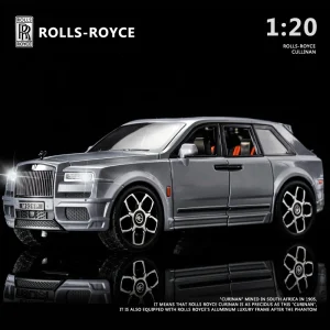 1:20 Rolls Royce Cullinan SUV Alloy Car Model Sound and Light Simulation Car Decoration Collection Child Toy Gift