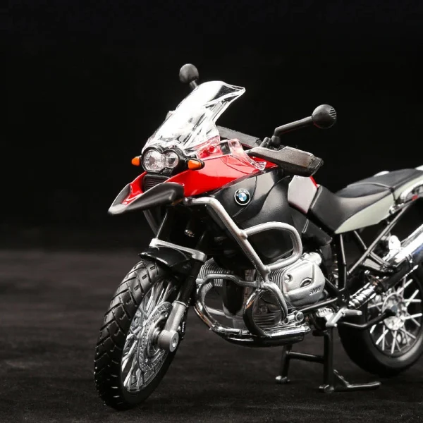 Maisto 1/12 BMW R1200GS Assembled Version Motorcycle Model Toy Vehicle Collection Shork-Absorber Off Road Autocycle Toy - Image 2