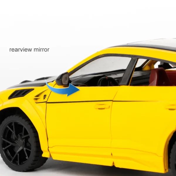 1:24 Lambos URUS Bison Mansory SUV Alloy Cast Toy Car Model Sound and Light Children's Toy Collectibles Birthday gift - Image 3