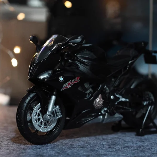 WELLY 1/12 BMW S1000RR 2021 Die Cast Motorcycle Model Toy Vehicle Collection Autobike Shork-Absorber Off Road Autocycle Toys Car - Image 4