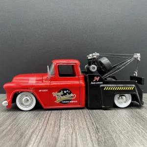 JADA 1:24 STEPSIDE TOW TRUCK 1955 Alloy Car Diecasts & Toy Vehicles Car Model Miniature Scale Model Car For Children