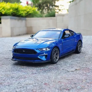 1:34 Ford Mustang GT 2018 Muscle Car Alloy Car Die Cast Toy Car Model Sound and Light Children’s Toy Collectibles Birthday gift