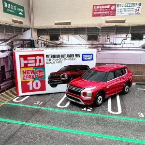 TOMY Mitsubishi Outlander SUV 10# Alloy Car Diecasts & Toy Vehicles Car Model Miniature Scale Model Car For Children